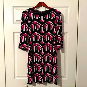 Laundry by Shelli Segal Geometric Pattern Dress